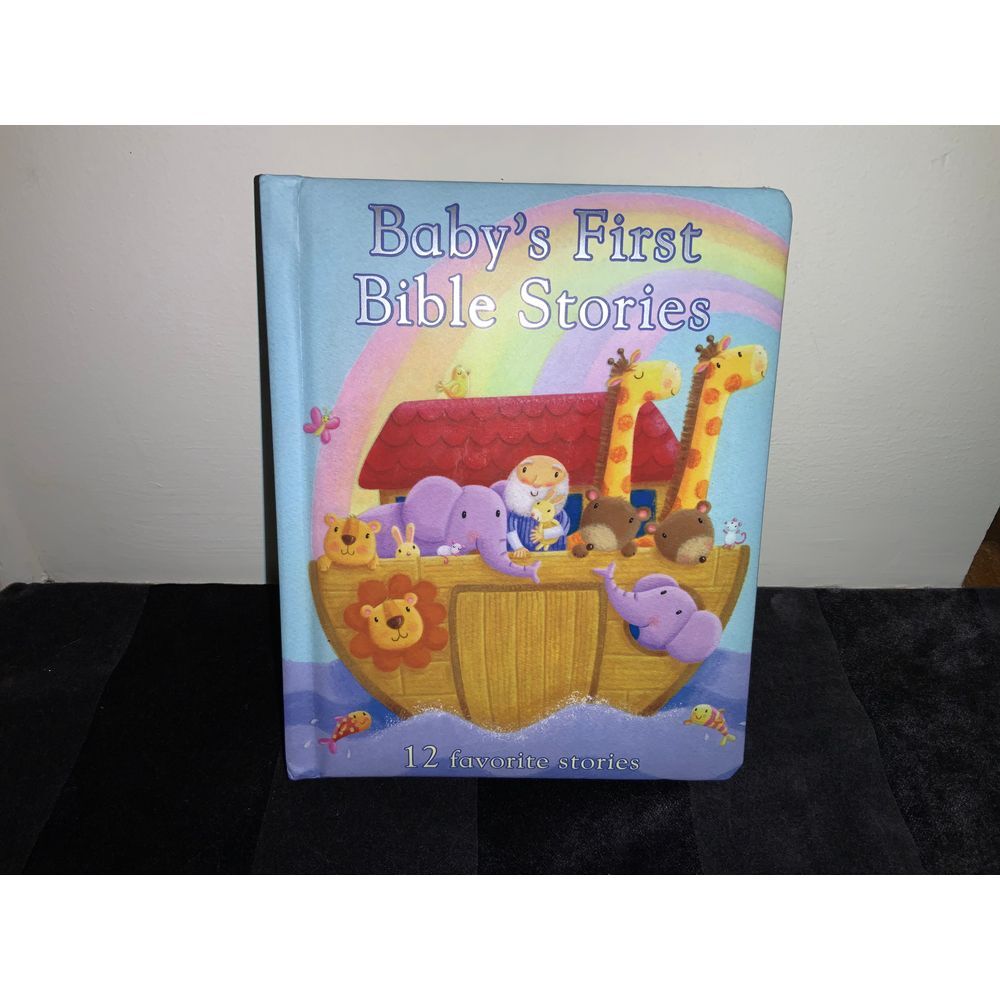 Baby's First Bible Stories Board Book - 12 Interactive Tales‎ for Infants